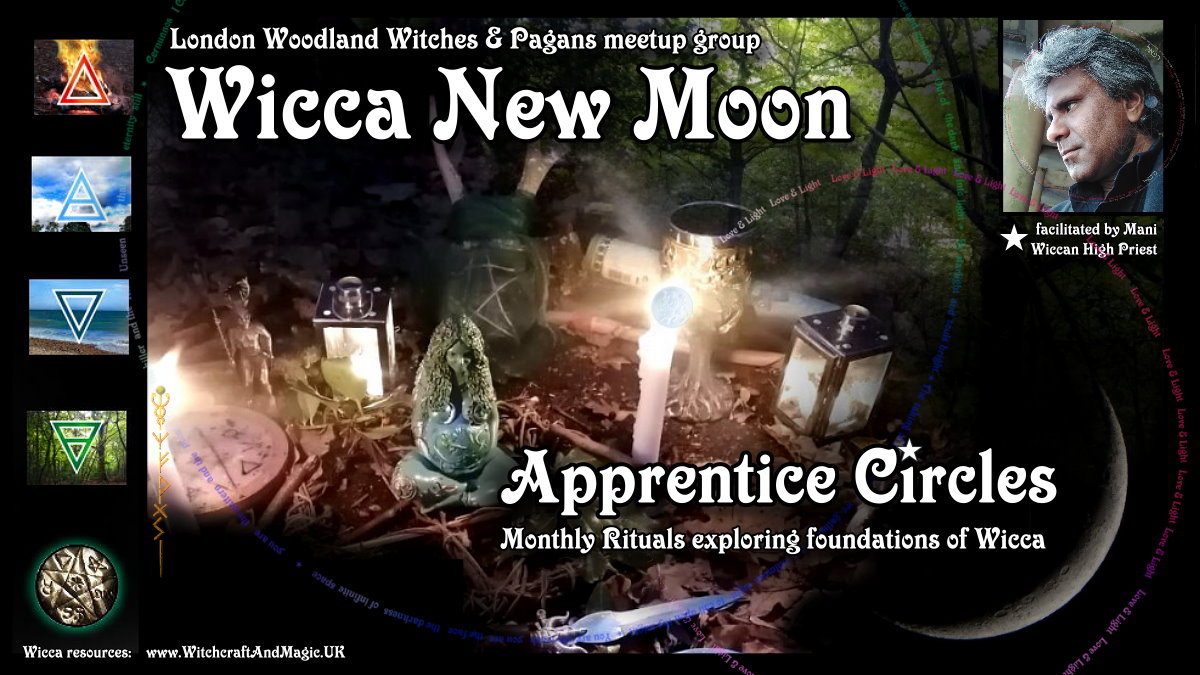 Wiccan Apprentice Circles 4 sessions- starts Sept 2023